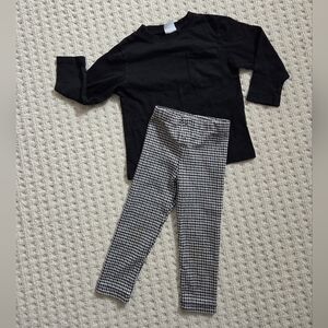Zara Girl Outfit. Pants And Top- 2-3 T